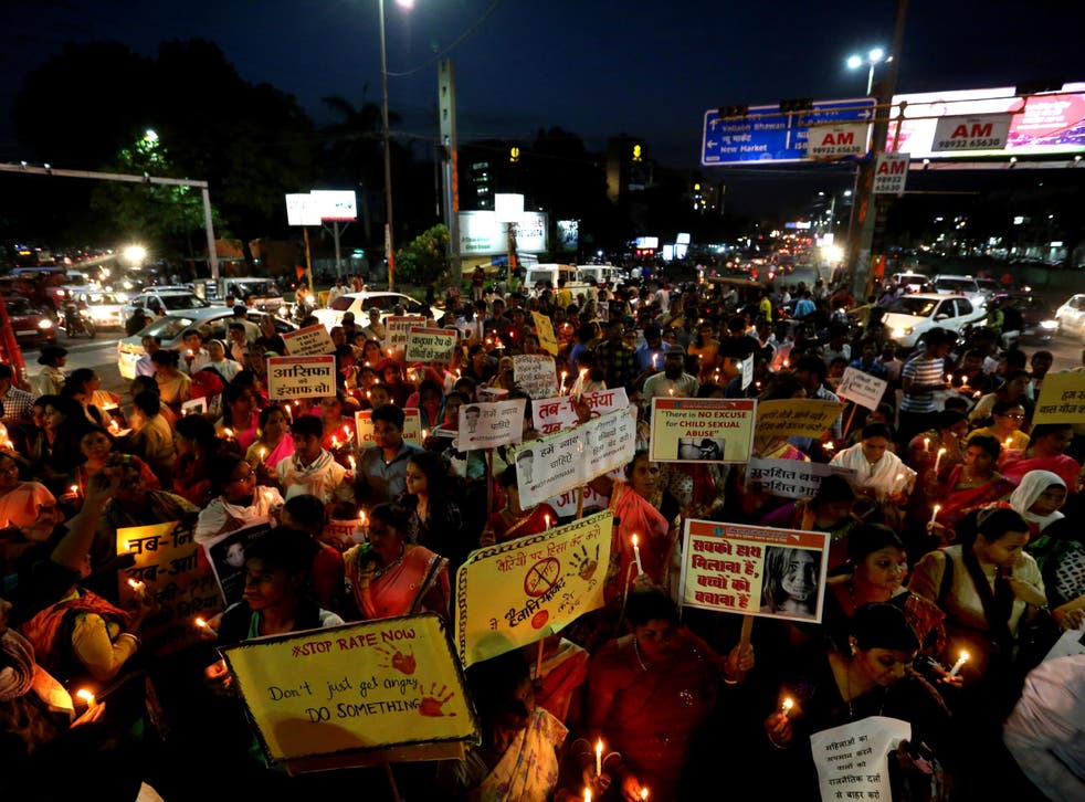 Mass demonstrations have been held in Indian cities against the upsurge in violent sexual crimes against women and girls