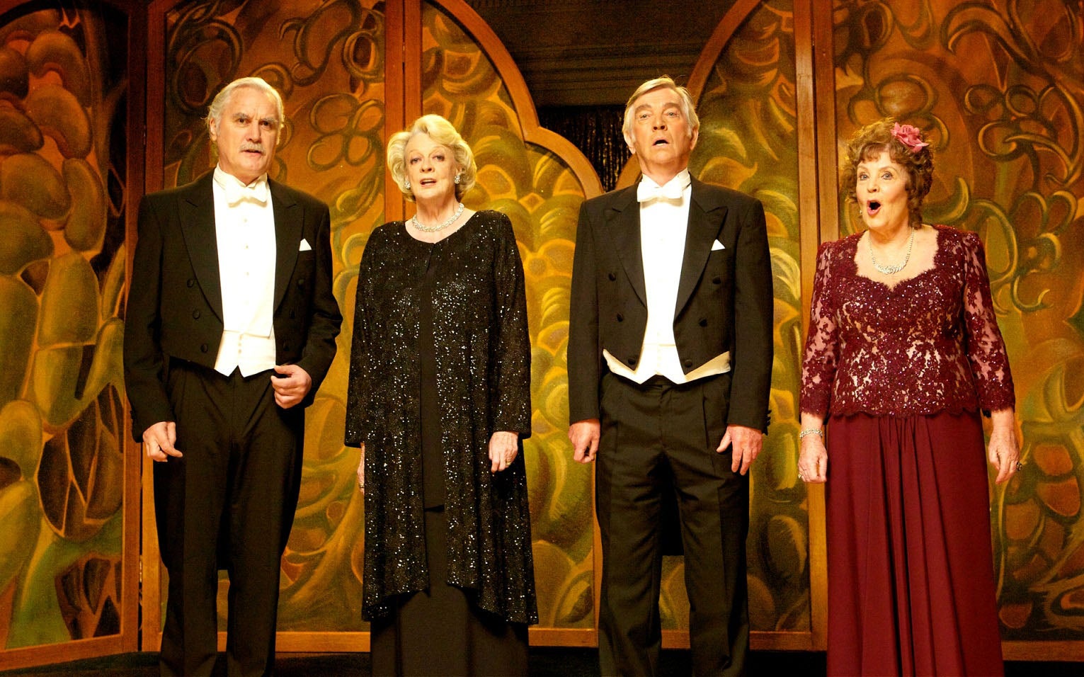 Billy Connolly, Maggie Smith, Tom Courtney and Pauline Collins in Quartet