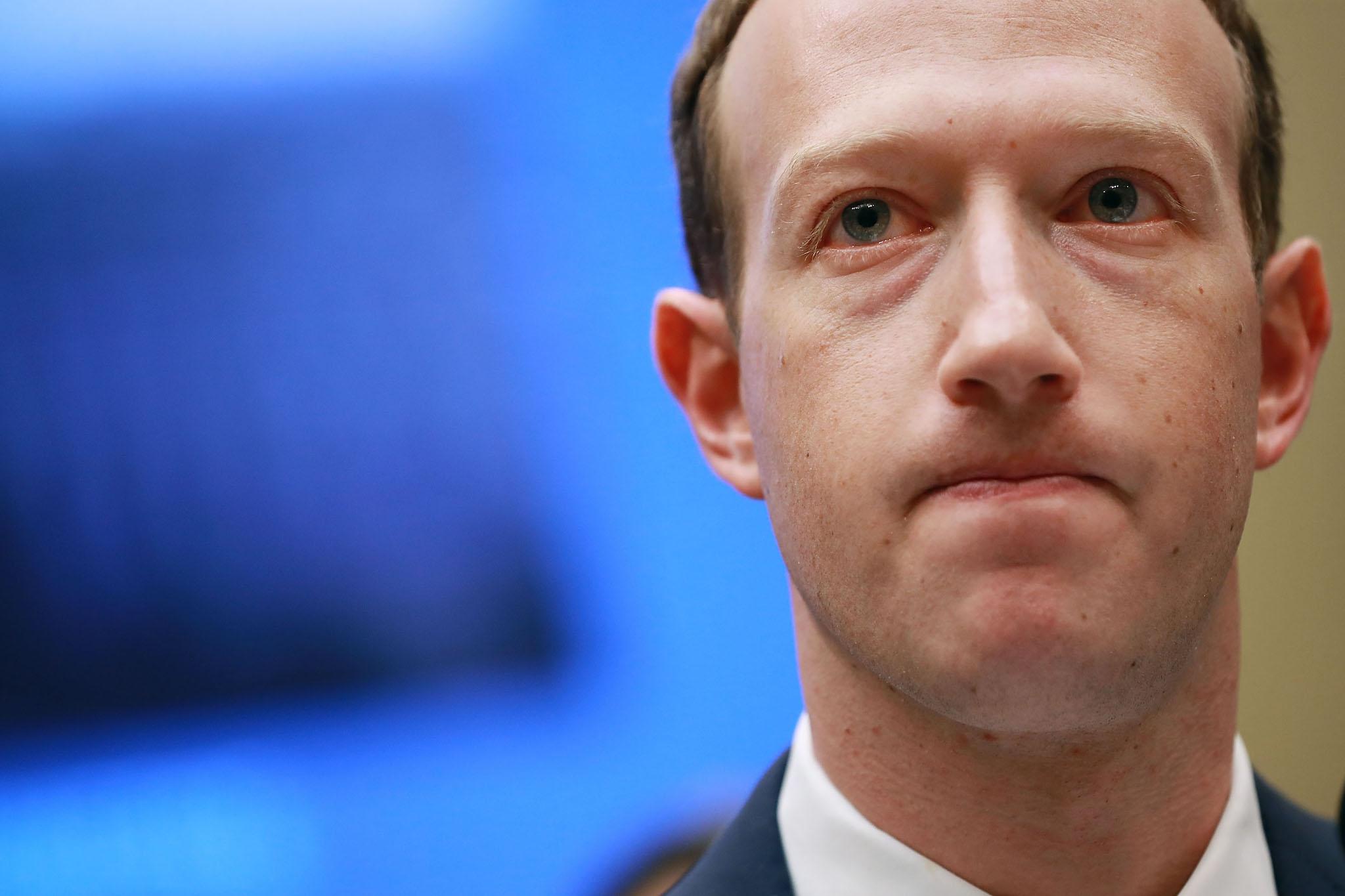 Facebook co-founder, Chairman and CEO Mark Zuckerberg testifies before the House Energy and Commerce Committee in the Rayburn House Office Building on Capitol Hill April 11, 2018 in Washington, DC