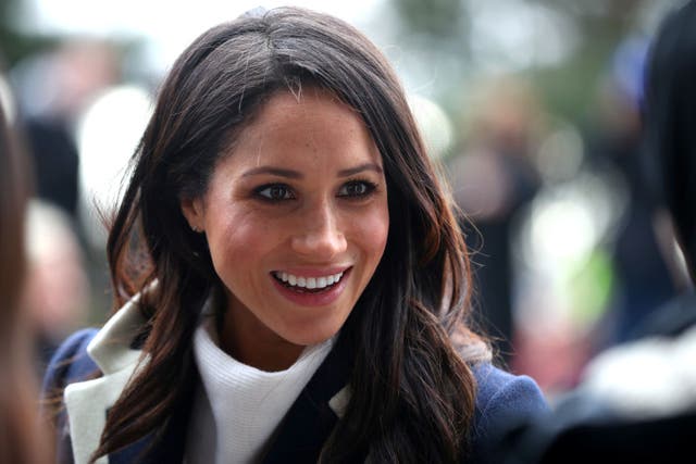 Ms Markle, a former UN ambassador for women’s rights, spoke out in support of the Me Too and Time’s Up campaigns against sexual harassment in February.