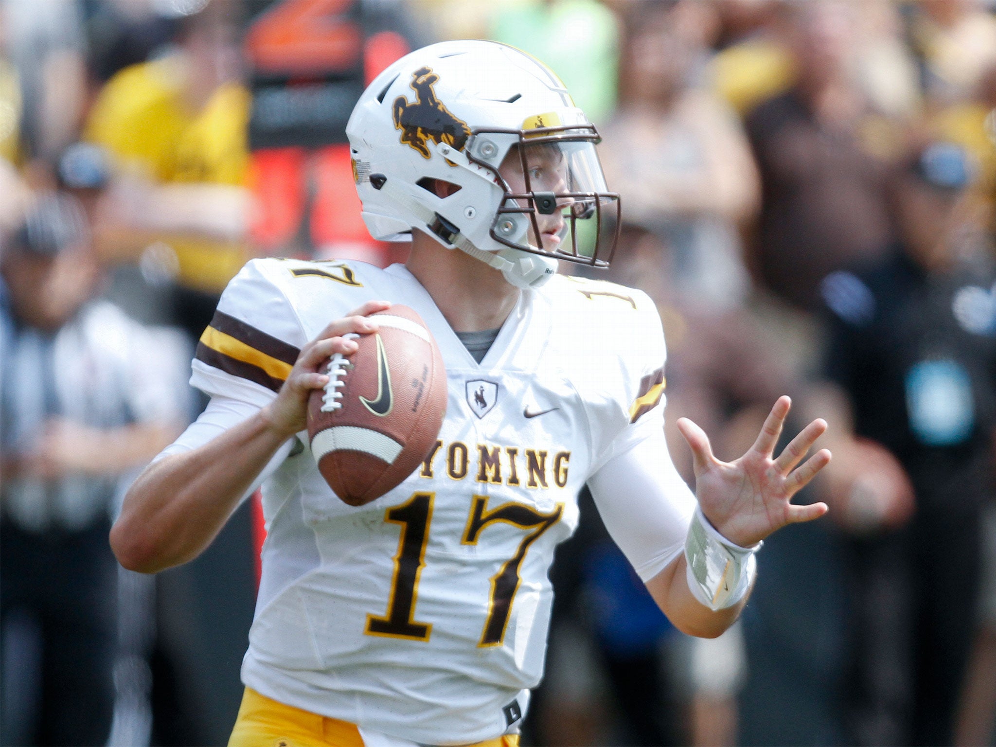 Josh Allen is a polarising prospect whose inaccuracy may cause him problems