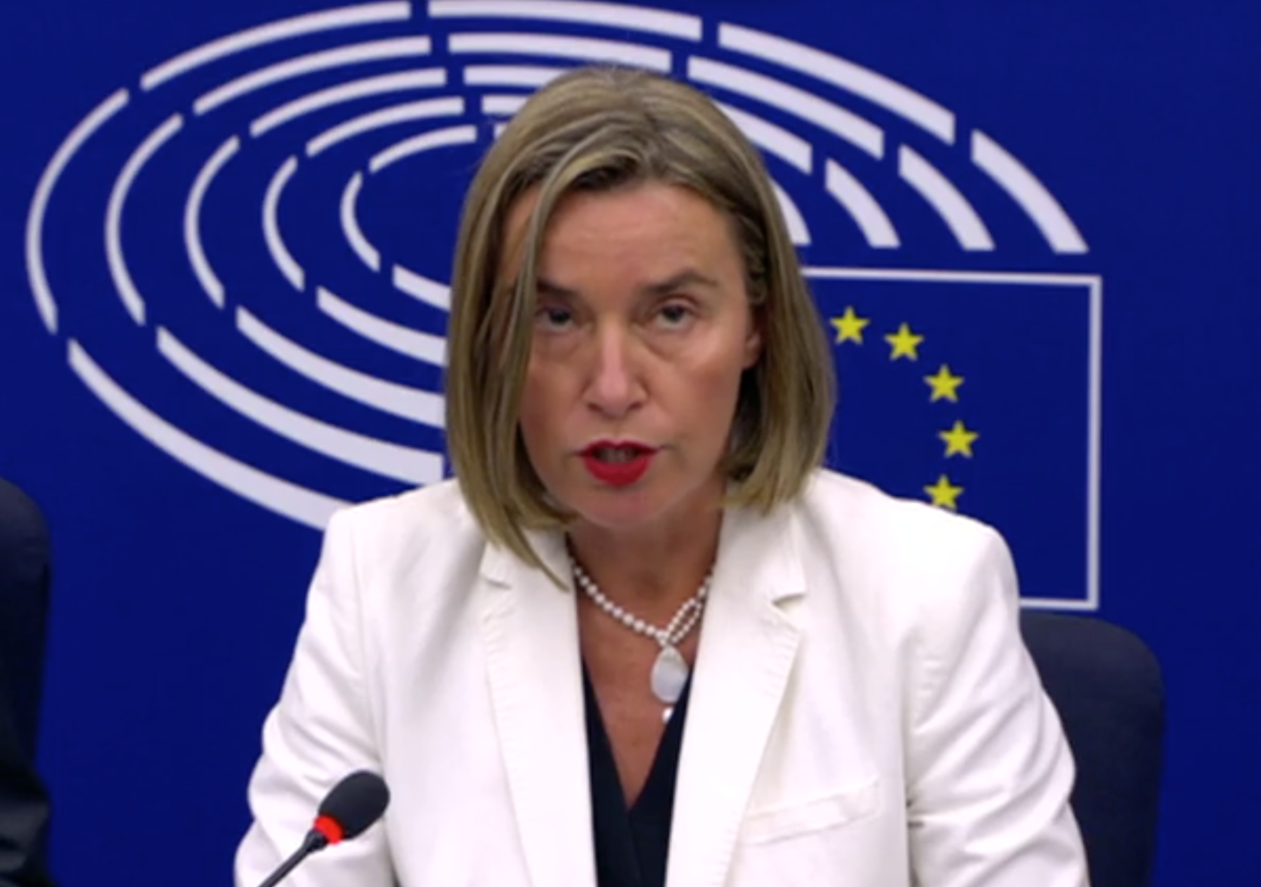 Federica Mogherini, the EU's high representative for foreign affairs