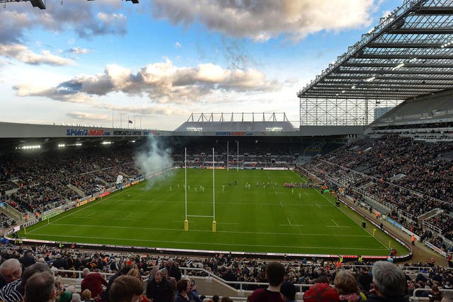 The 52,000-capacity St James’ Park can already be considered a tried-and-tested rugby venue