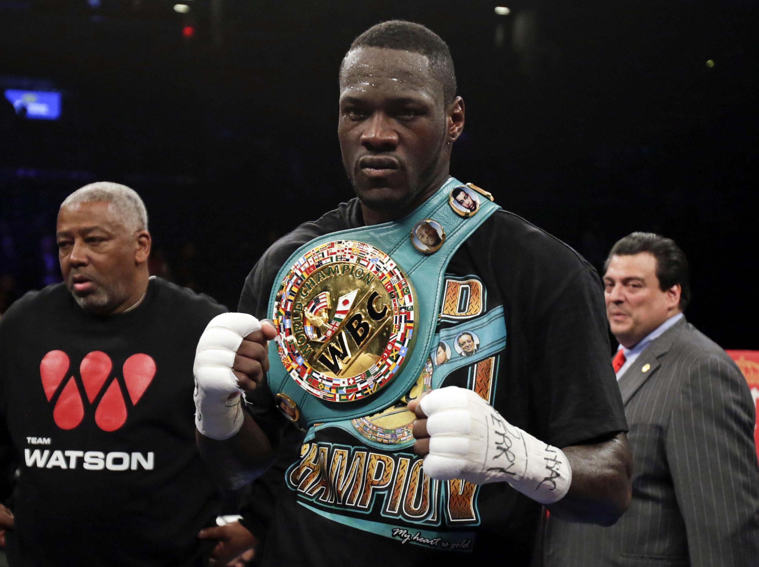 Deontay Wilder remains Anthony Joshua's priority