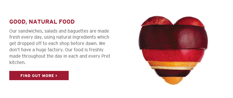 Complaints were made about Pret’s use of the word ‘natural’ in its advertising