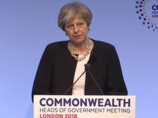 Theresa May urges Commonwealth to reform ‘outdated’ anti-gay laws