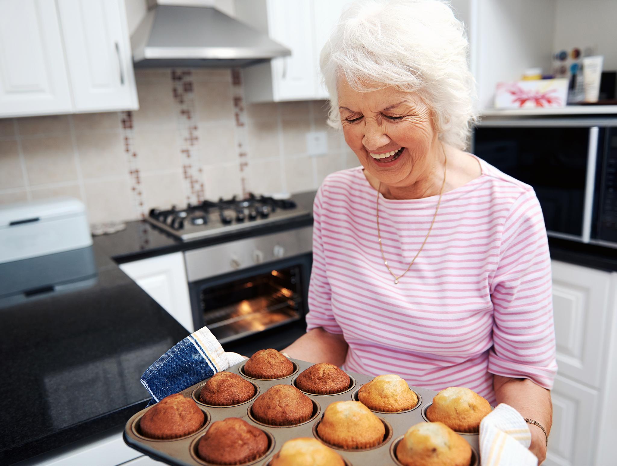 Elderly people lead the way in culinary skills too, with over 55s being most likely to know how to bake without referring to a recipe book