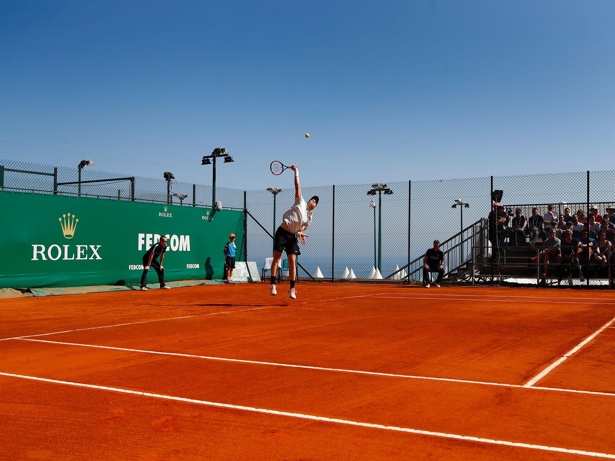 Unlike most of his fellow countrymen, Edmund loves playing on clay