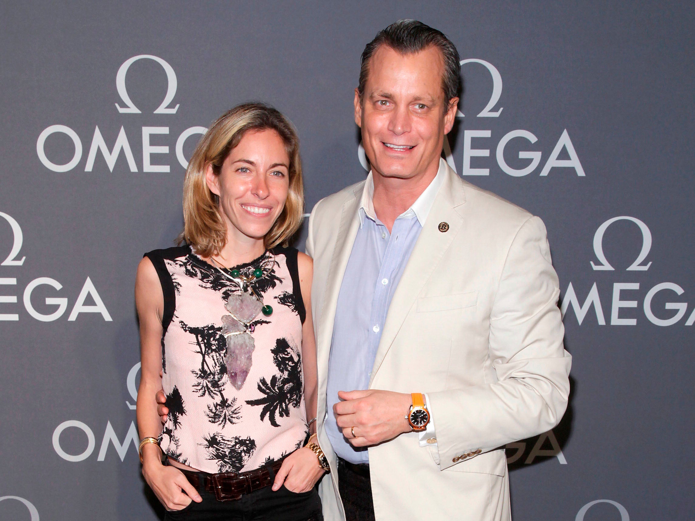 Matthew Mellon with his ex-wife Nicole Mellon in 2014