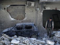 UN security team shot at in Douma- as it happened