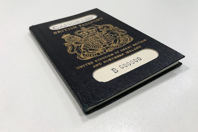 The contract in question is to make blue British passports after Brexit