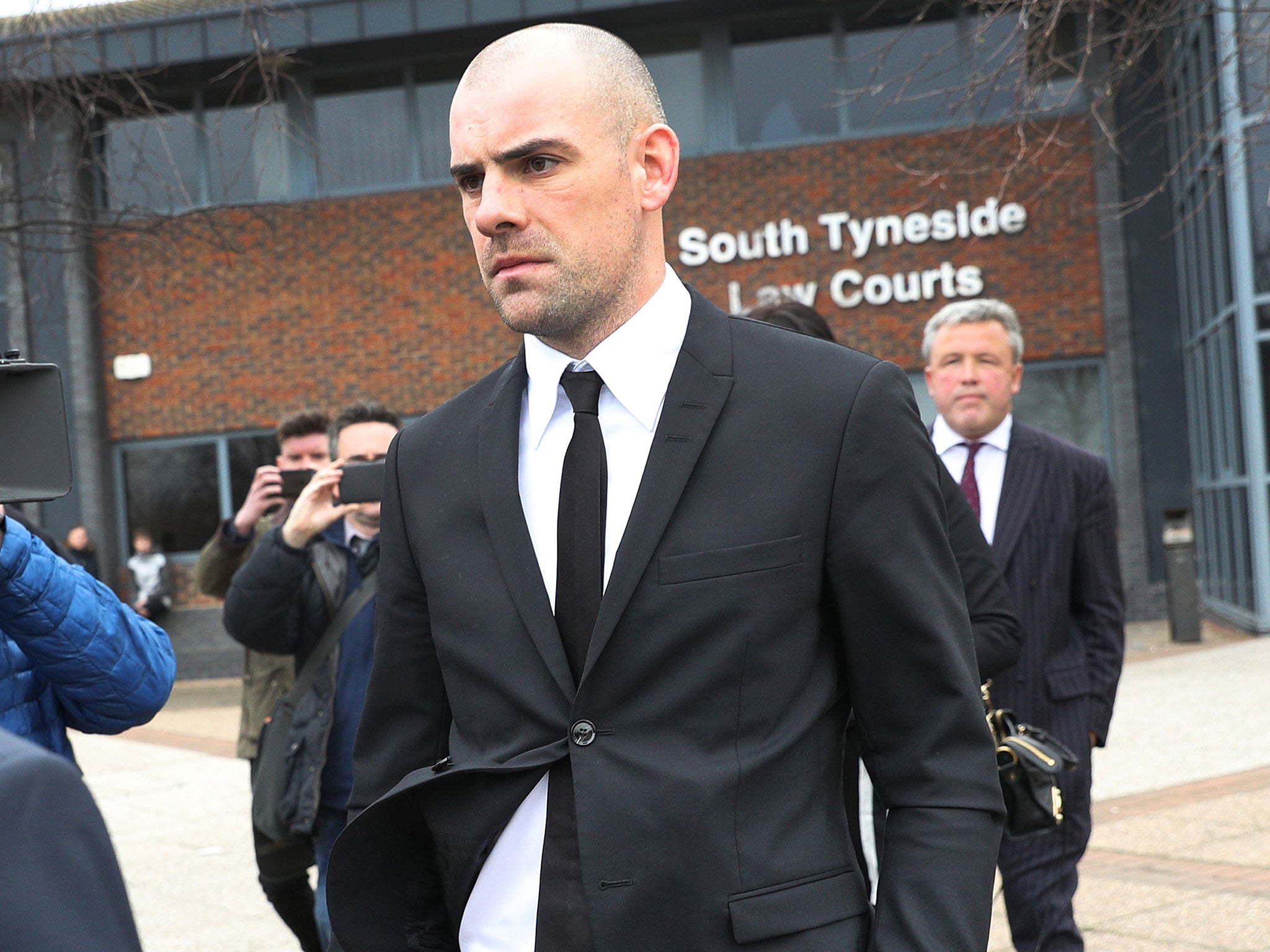 Darron Gibson has been told he faces a jail sentence after pleading guilty to drink-driving