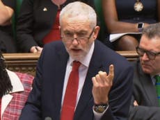 Corbyn wasn’t prepared for May’s bombshell about the landing cards
