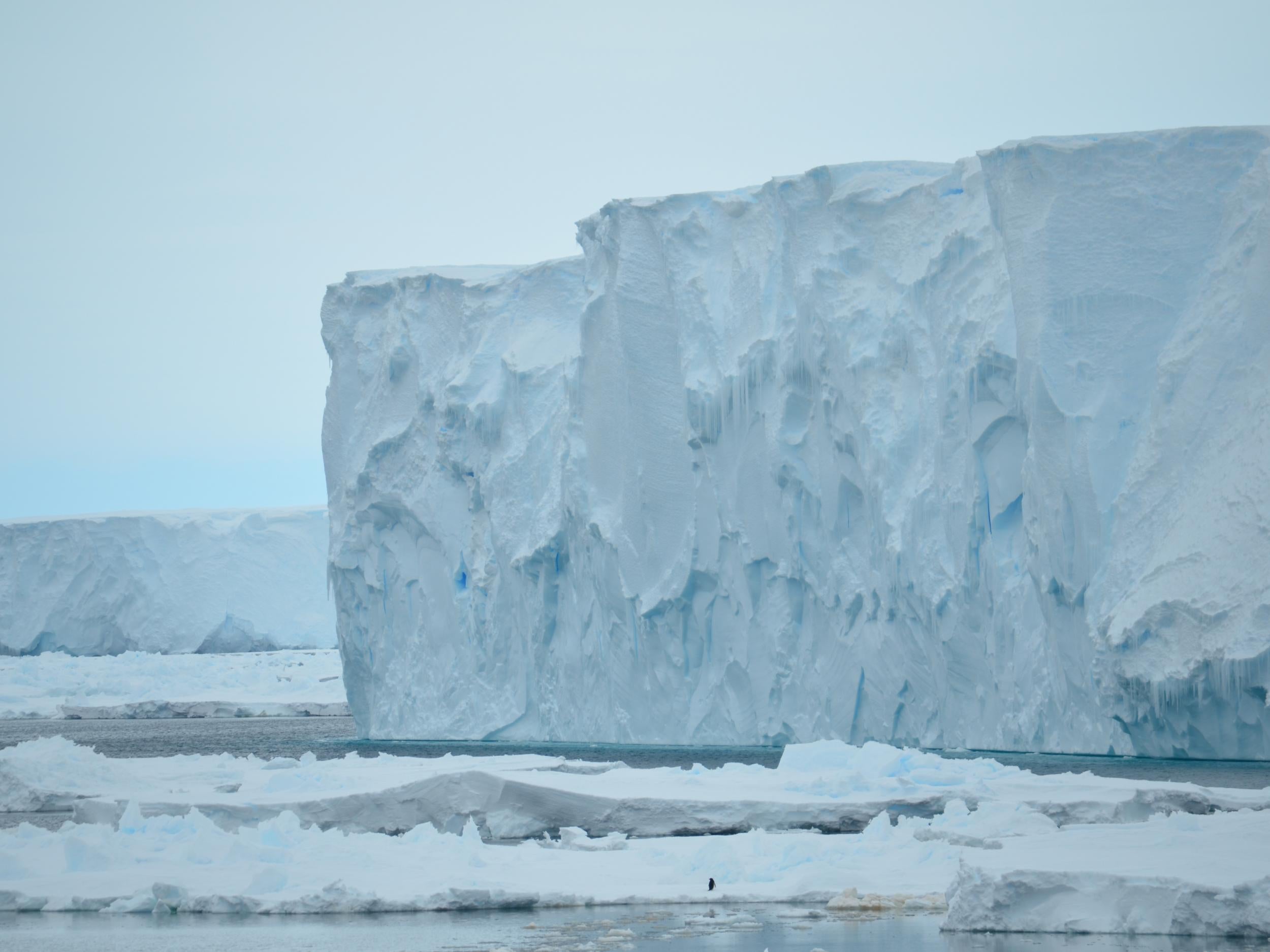 The Mertz glacier in East Antarctica is one of the many areas that could be melting faster as warm water trapped underneath it accelerates the process