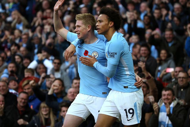 Kevin de Bruyne is on course to win the inaugural award