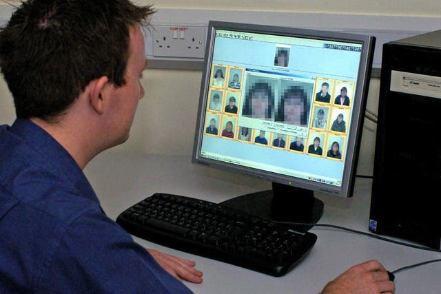 The technology automatically compares people’s faces to police databases in real time, flagging up potential matches