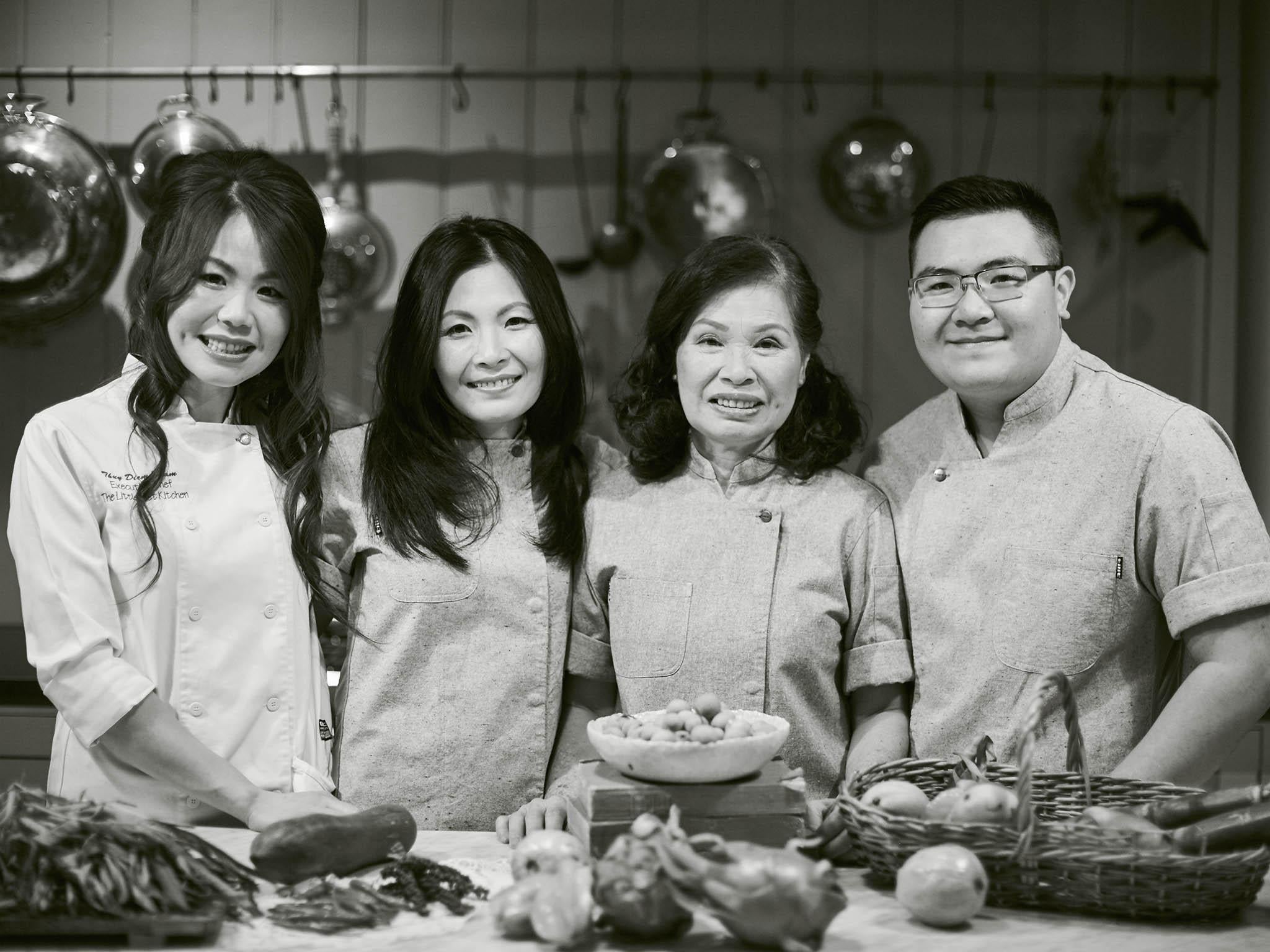 Little Viet Kitchen - author and family