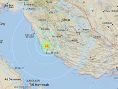 Magnitude-5.5 earthquake strikes Iran near nuclear power plant
