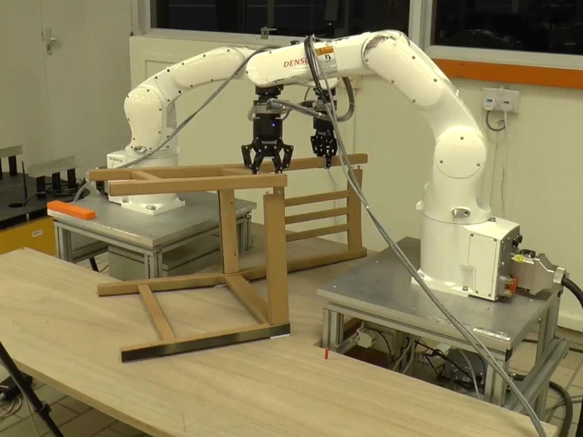 Robots build Ikea chair in under 10 minutes | The Independent | The ...