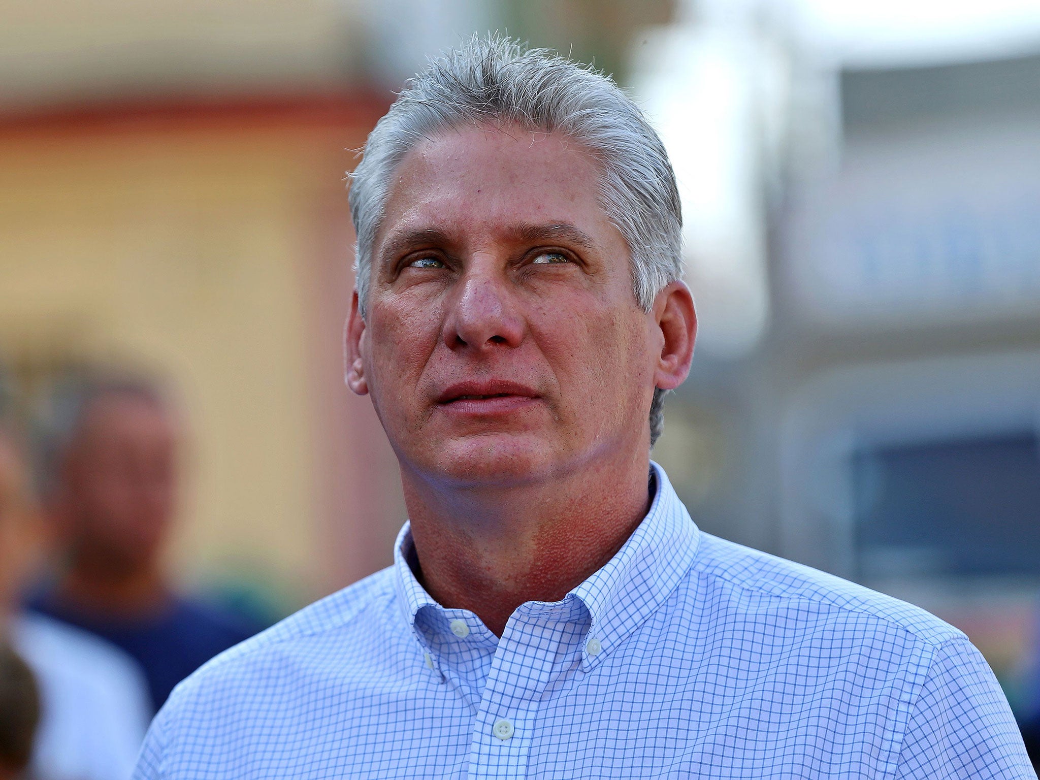 Most Cubans view Miguel Diaz-Canel as an uncharismatic figure who until recently maintained an exceptionally low public profile (ALEJANDRO ERNESTO/AFP/Getty Images)