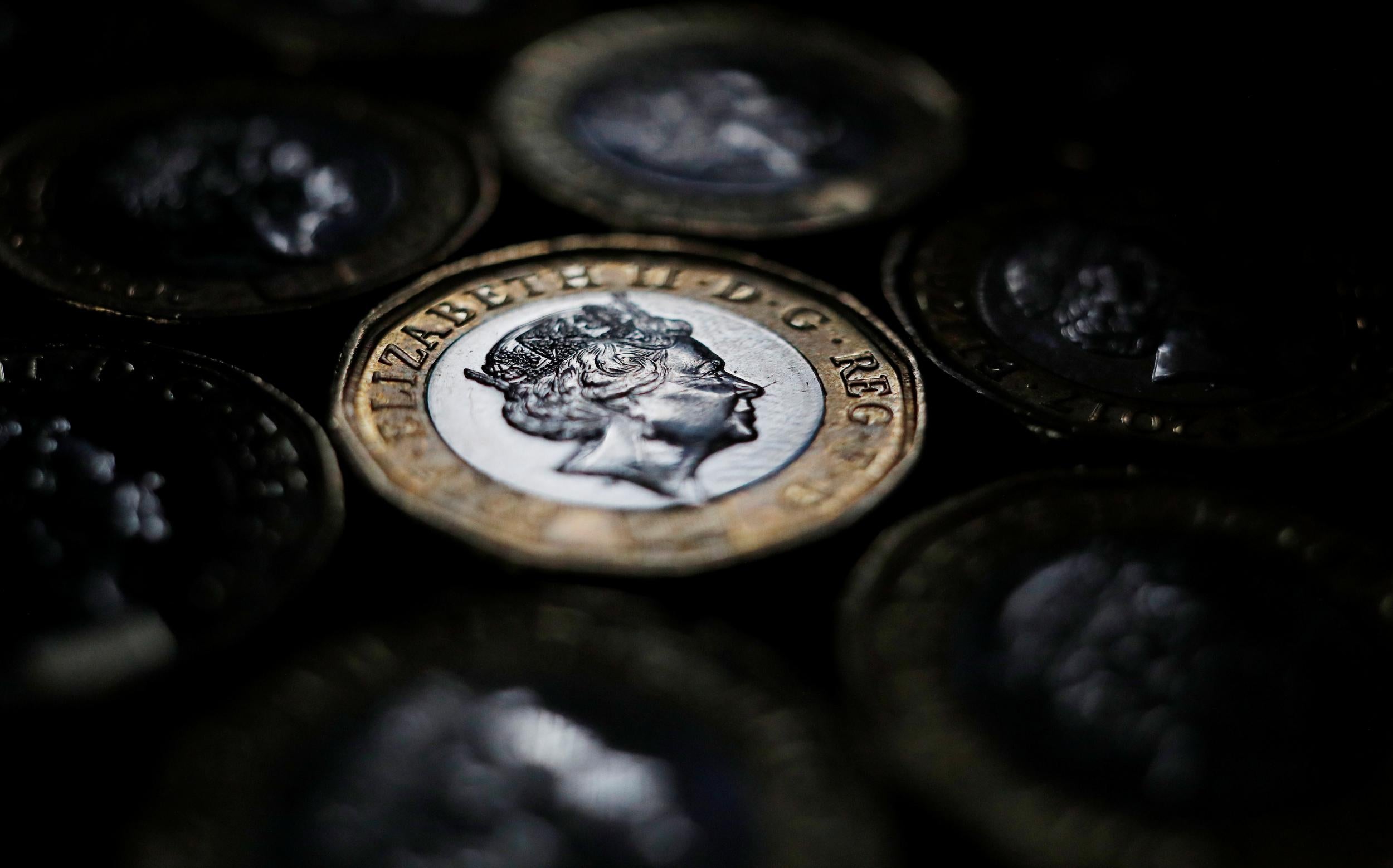 Sterling was hit by inflation figures on Wednesday