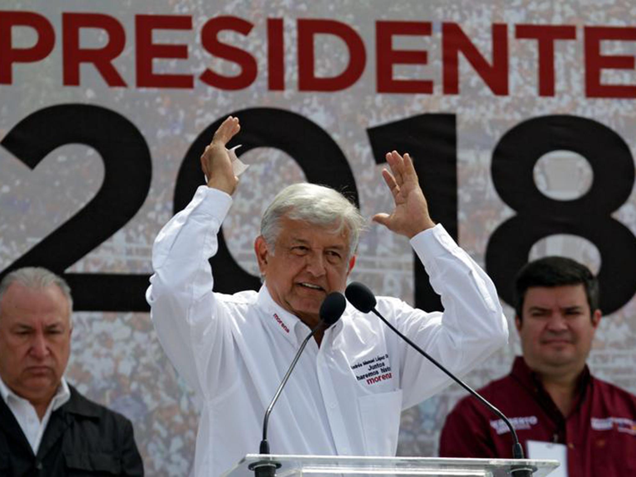 Andres Manuel Lopez Obrador has said his nation should reduce its economic dependence on foreign powers