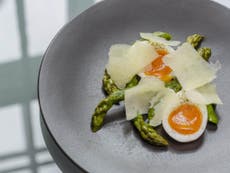 Four recipes by Steve Groves to kick off asparagus season