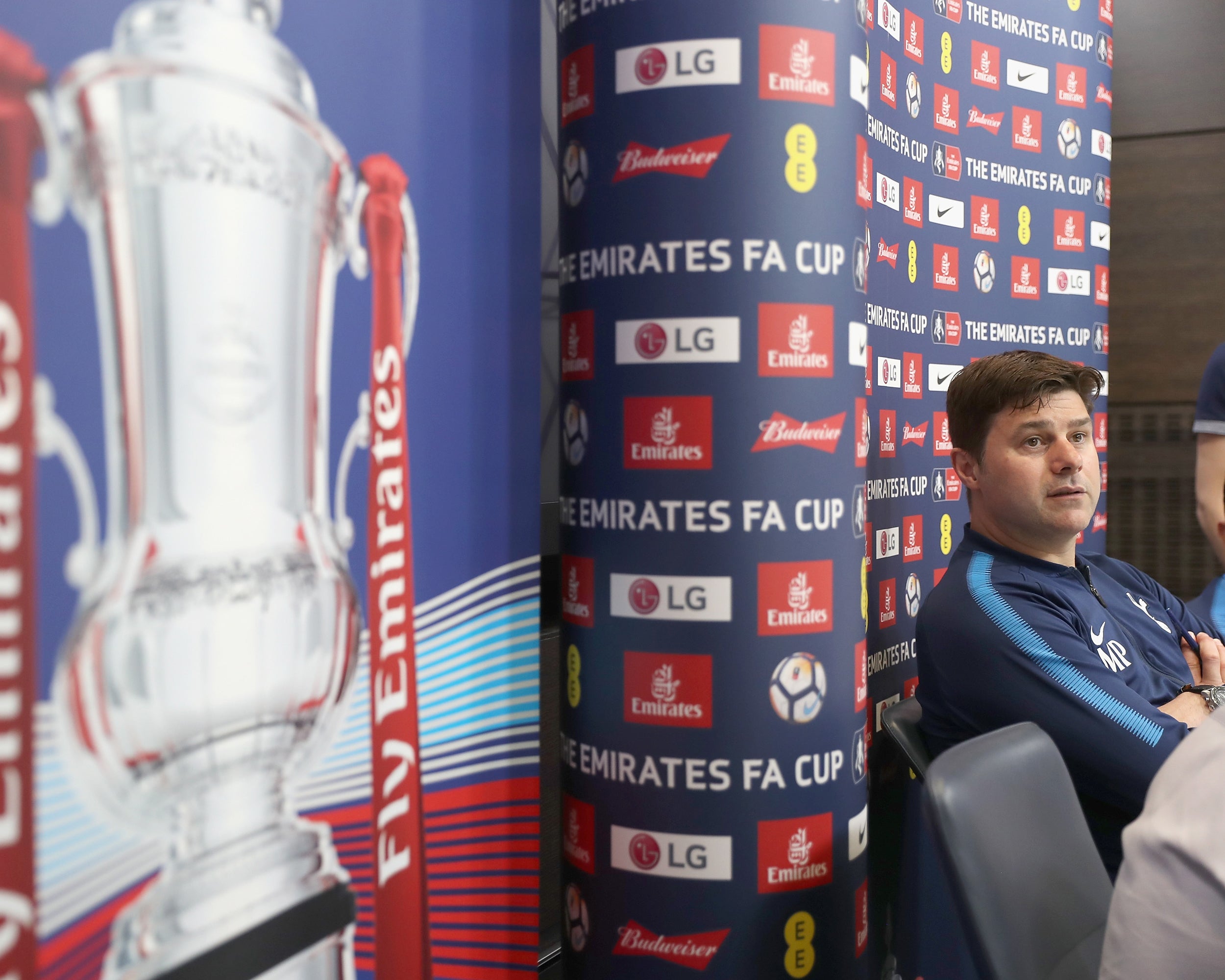 Mauricio Pochettino at his pre-match press conference