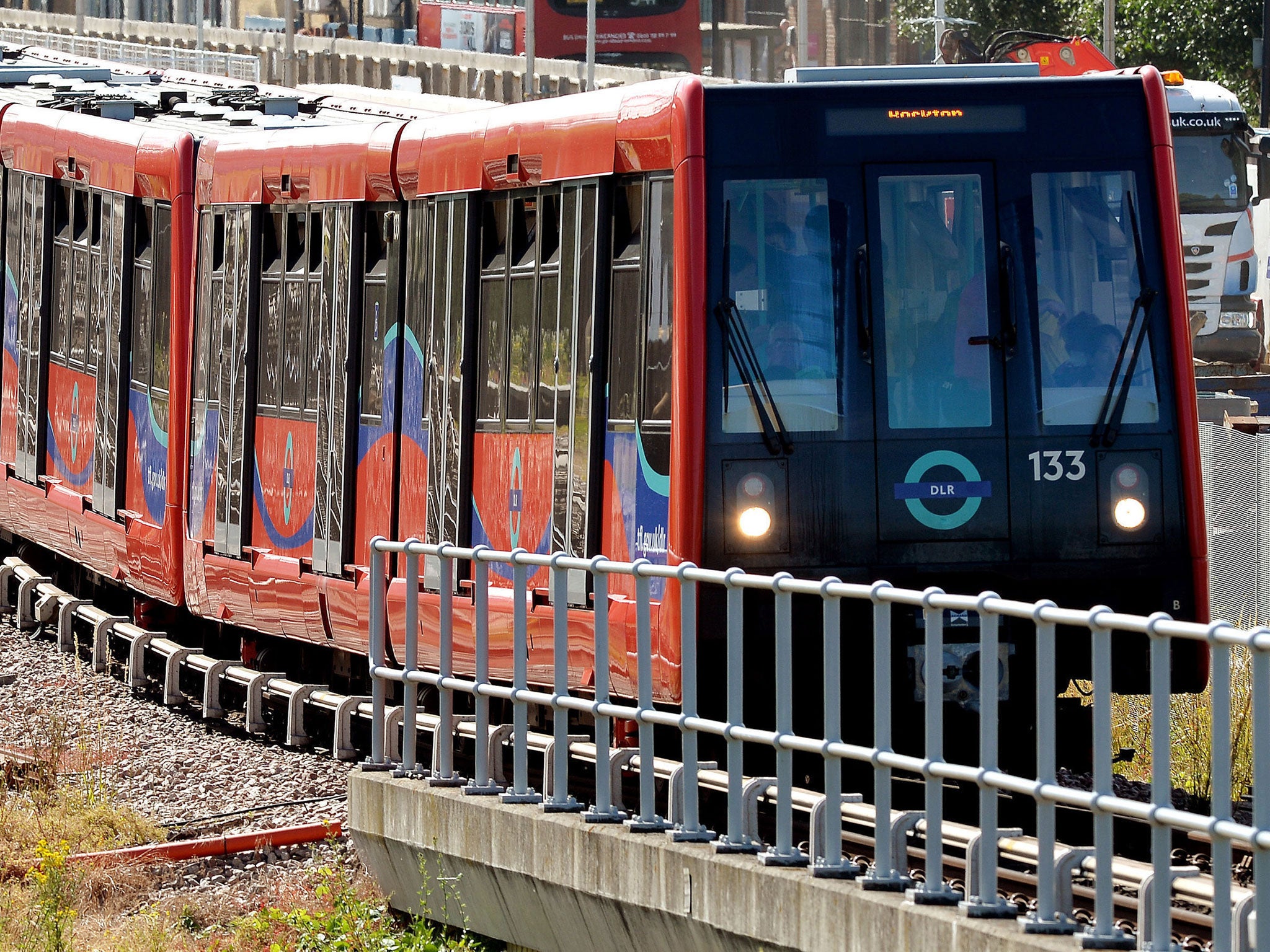 The Dockland Light Railway is currently down