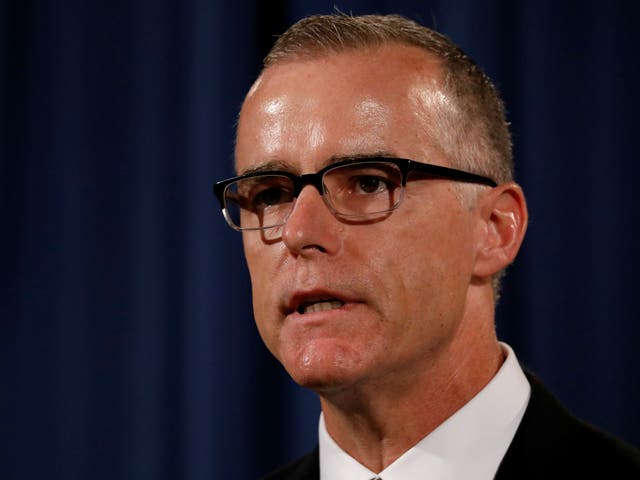 Former FBI deputy director Andrew McCabe has called a probe culminating in his firing part of an effort to destroy his reputation