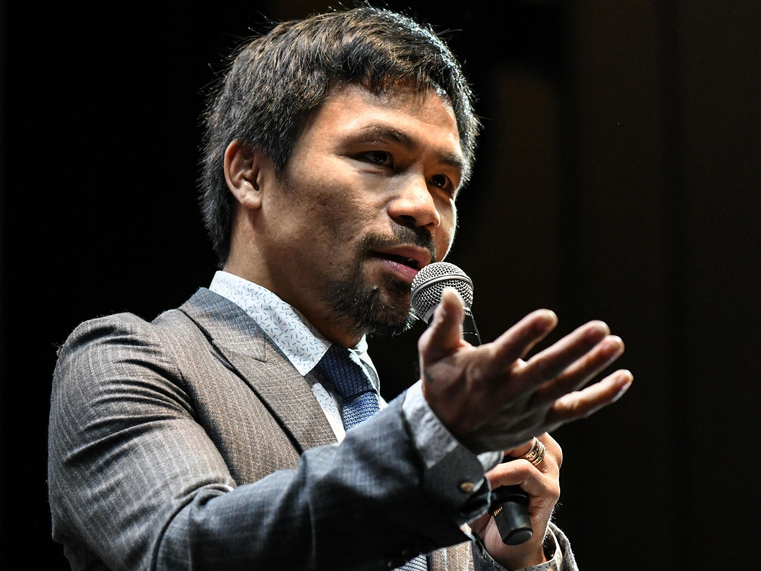 Manny Pacquiao has no intention of hanging up his gloves just yet