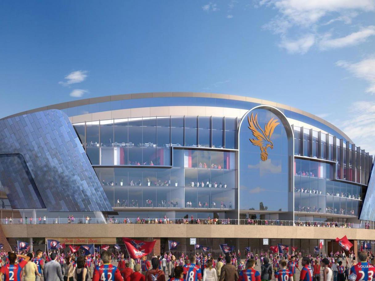 An artist's impression of what the new stadium may look like