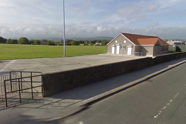 A 35-year-old man was arrested for driving his grey BMW onto the pitch shortly after Cornelly United beat local rivals Margam on Thursday night in North Cornelly