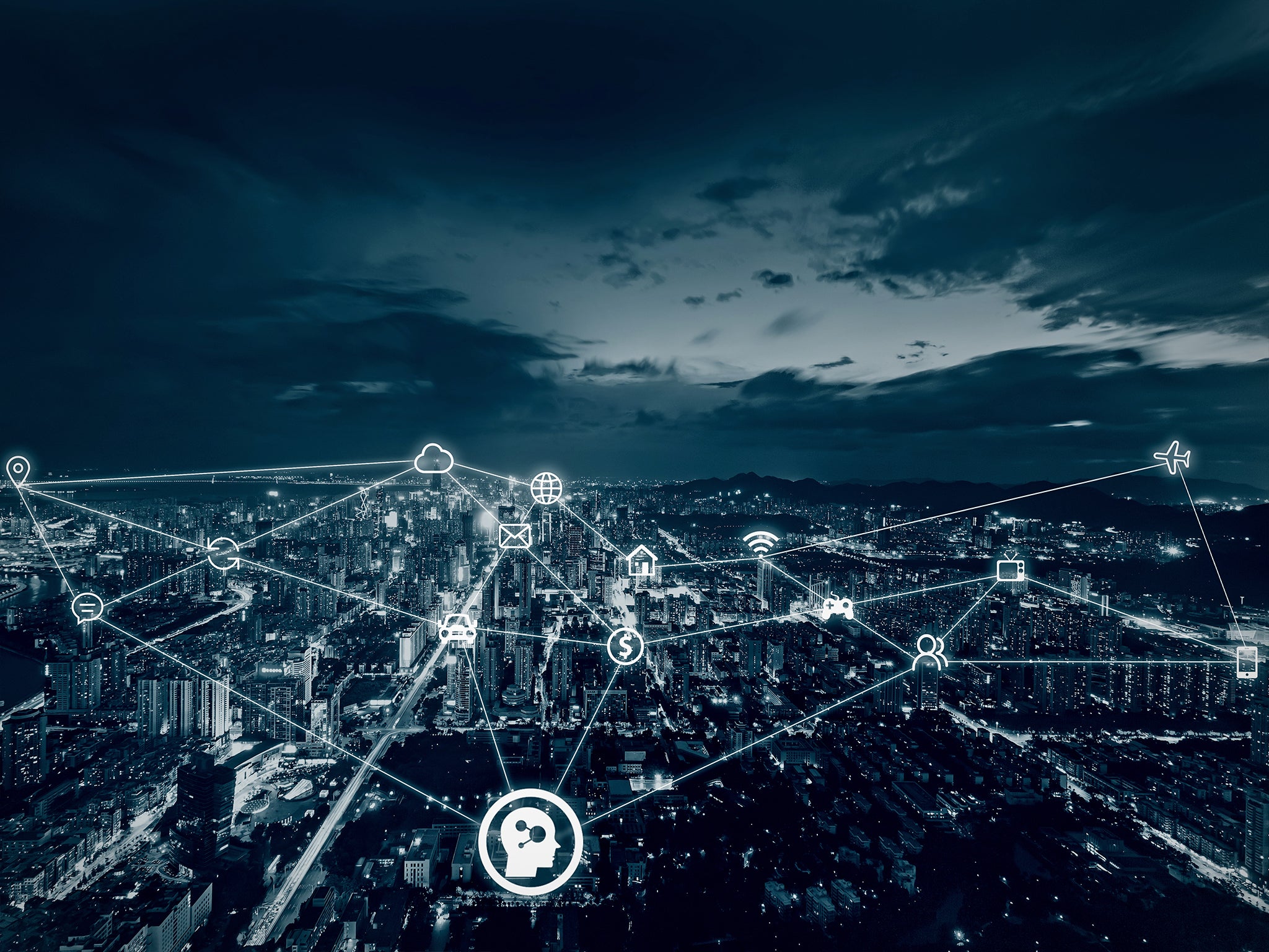 Technology experts explain how the internet of things is developing for people’s homes at a technology showcase in 2015