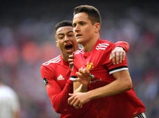 Herrera fires United past sluggish Spurs and into FA Cup final