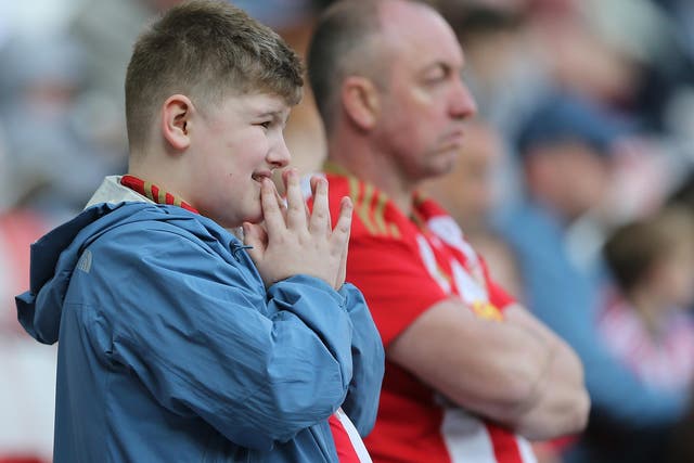 Sunderland's fate was confirmed on Saturday afternoon