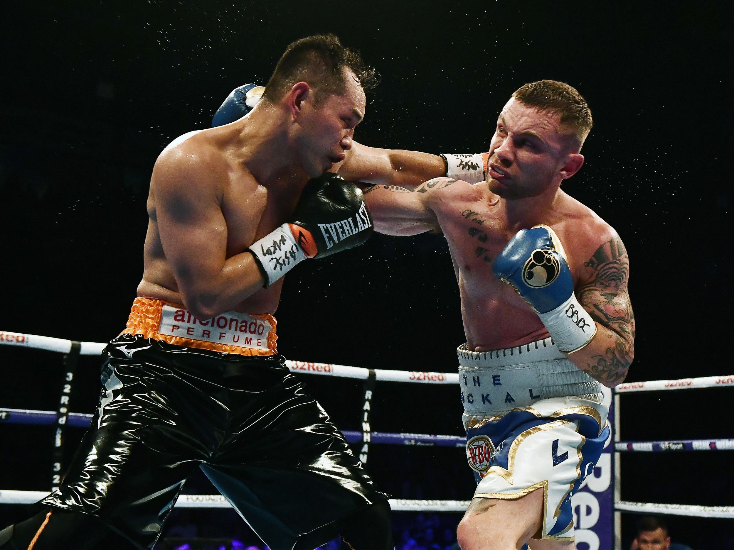 Frampton outlasted the dangerous Filipino