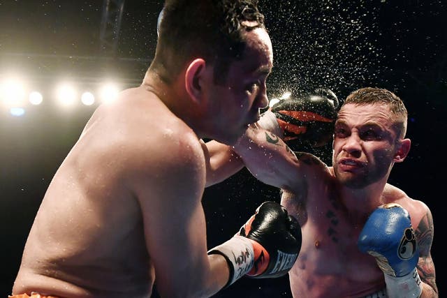Frampton put on a show in front of his home crowd