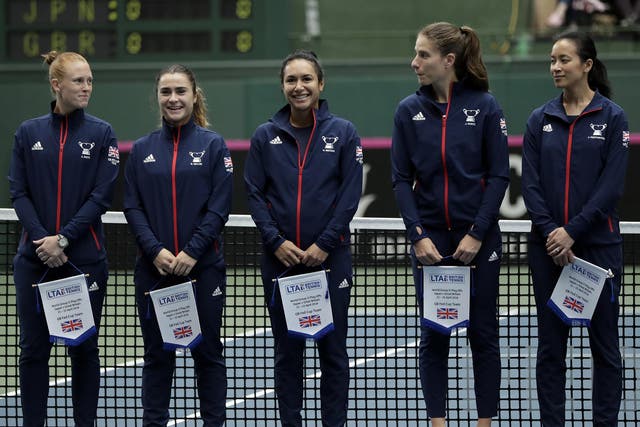 Great Britain narrowly lost in the Fed Cup