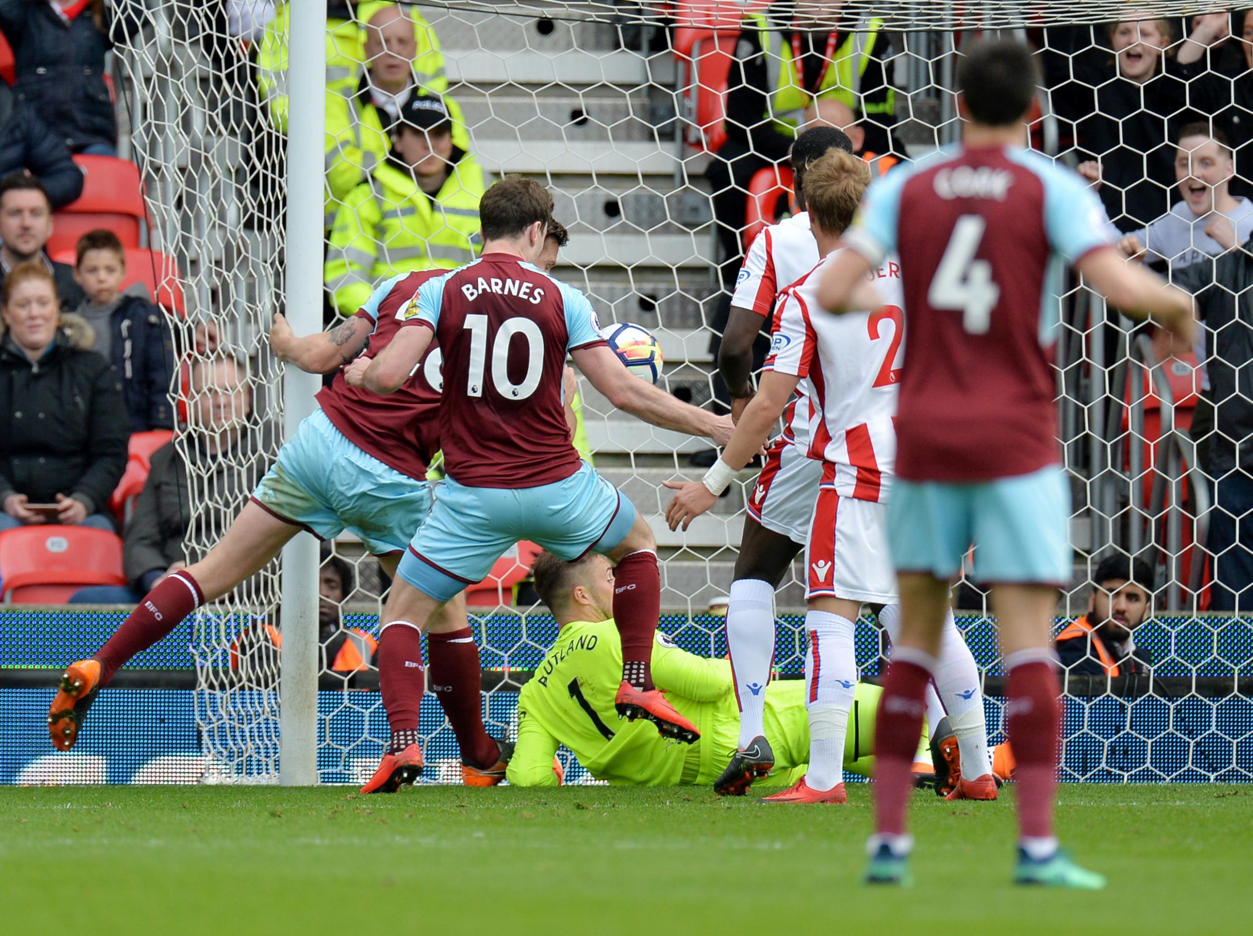 Ashley Barnes scored the equaliser