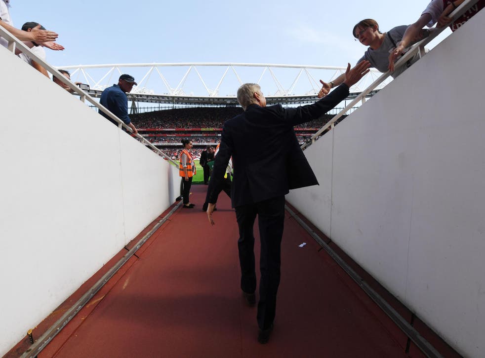 Wenger will leave the club at the end of the season