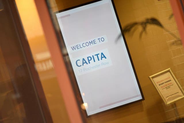 Firms such as Capita have come under fire for their performance on a number of public-sector contracts