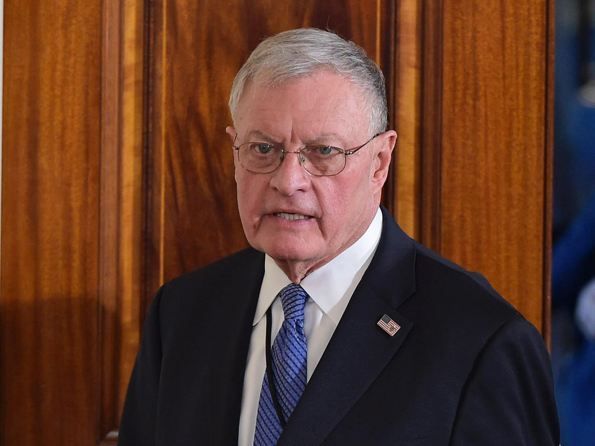 Keith Kellogg in the East Room of the White House