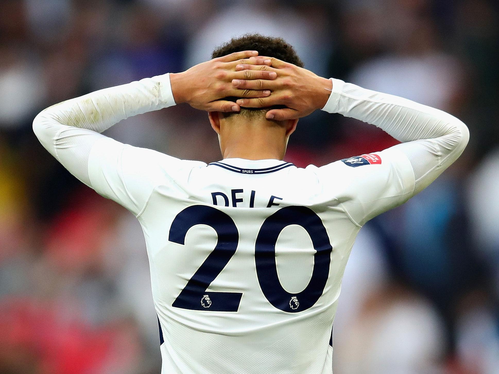 Pochettino speaking after Spurs' FA Cup semi-final defeat to Manchester United