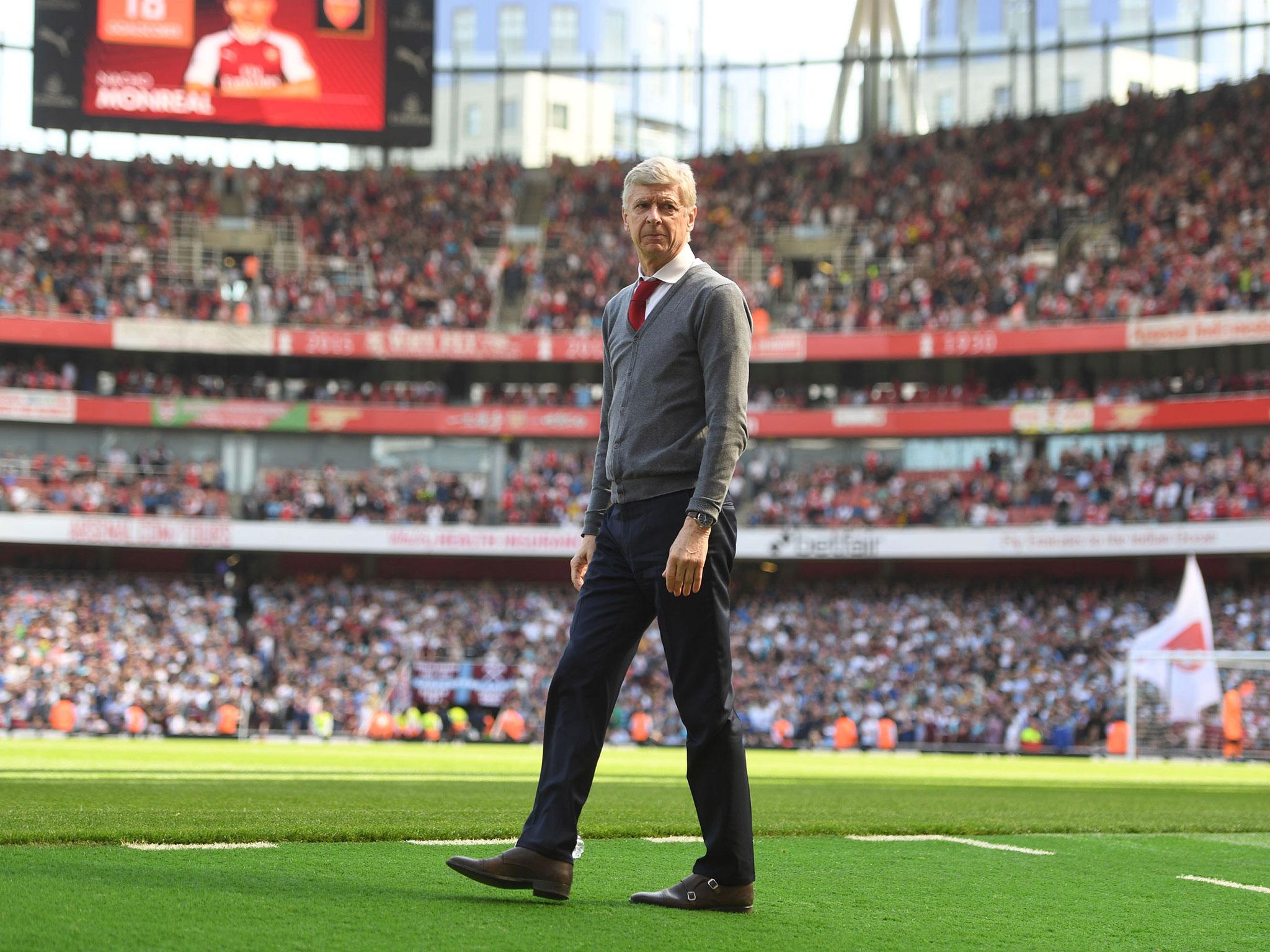 Wenger announced last week that he would be stepping down as Arsenal manager after almost 22 years at the club