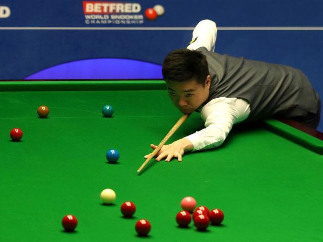 World Snooker Championship 2018 Ding Junhui cruises past Xiao Guodong in first round The Independent The Independent