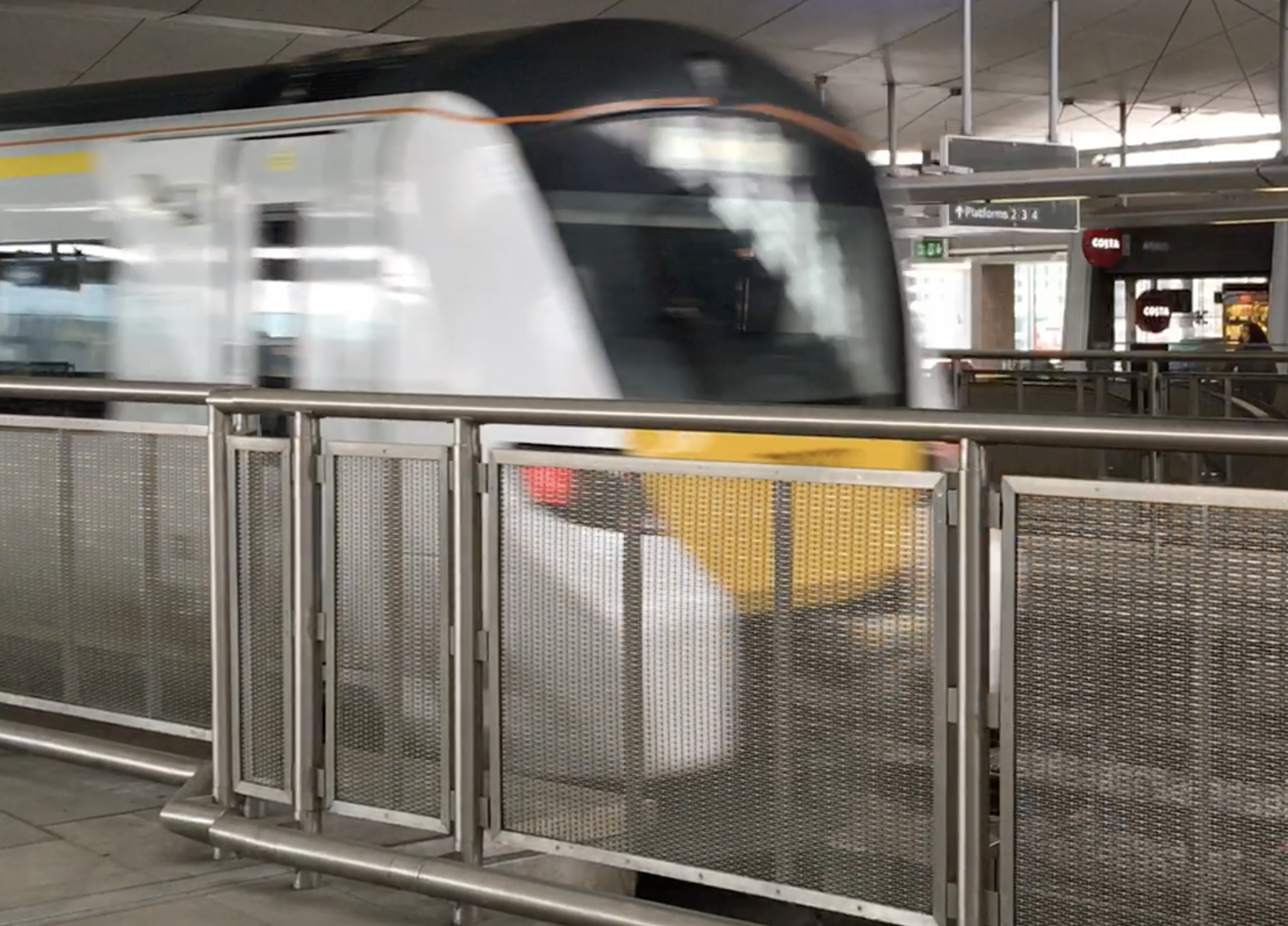 Through train: Thameslink service arriving at London Blackfriars, at the heart of the Thameslink network