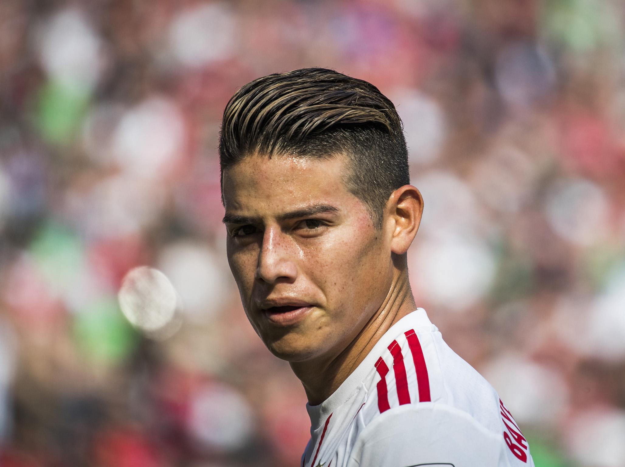 James Rodriguez is expected to start against Real Madrid