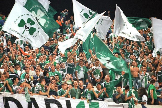 Panathinaikos supporters will not be watching European football