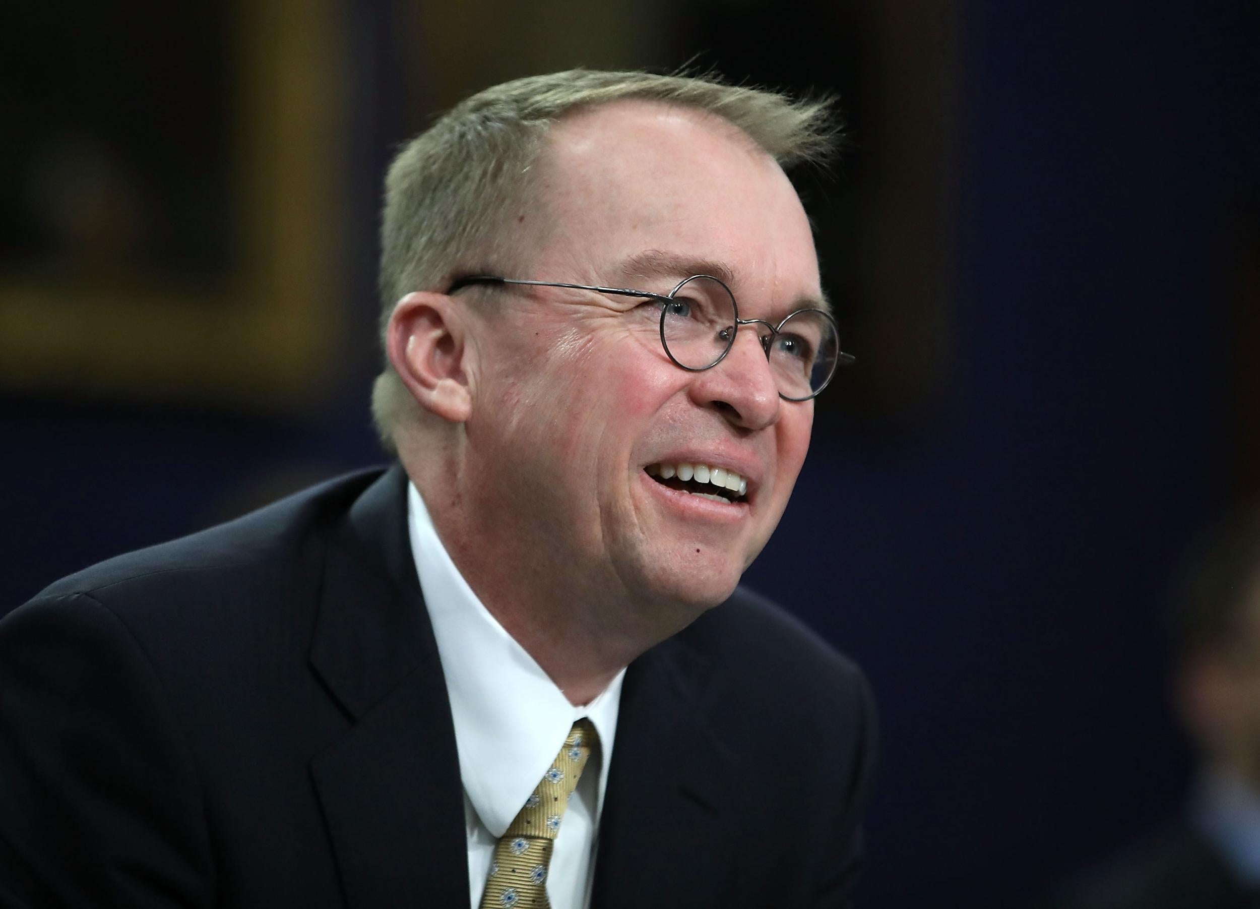 Office of Management and Budget Director Mick Mulvaney testifies during a House Appropriations Committee hearing on Capitol Hill